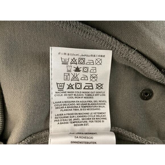 Guess Mens Large Gray Utility Vest Zip Front Two Zipper Pockets Two Open Pockets - Picture 7 of 11